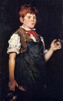 William Merritt Chase : The Apprentice aka Boy Smoking